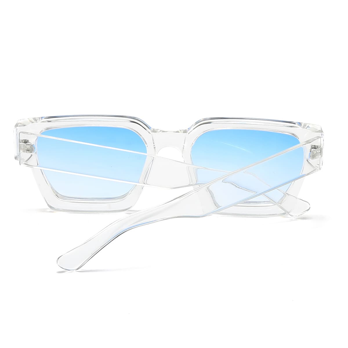 New Arrivals LNFCXI Fashion Square Women Sunglasses Retro Gradient Blue Designer Men Trending Sun Glasses Shades UV400