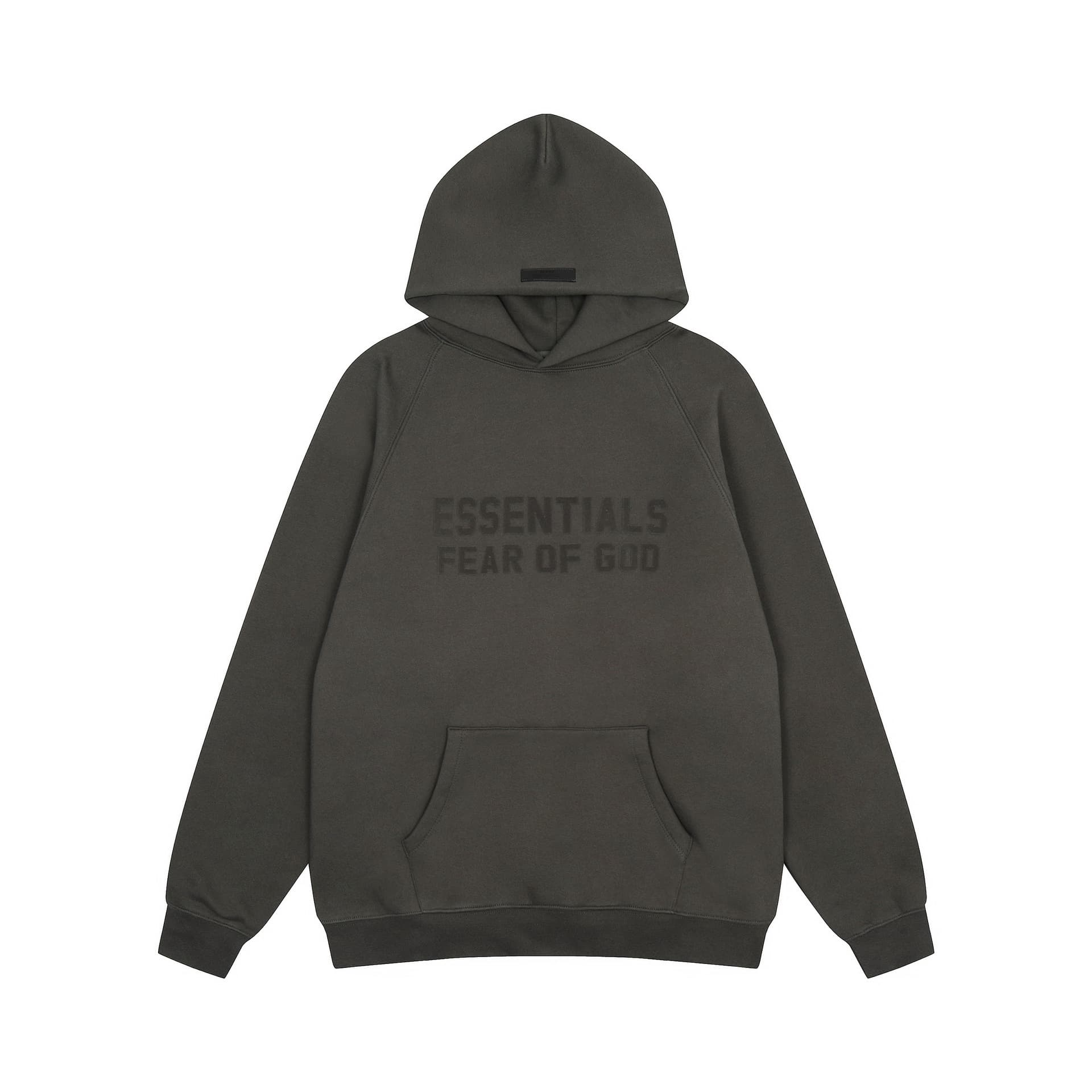 Sweat-shirt à capuche unisexe floqué FOG, collection automne-hiver 2024, coupe ample.