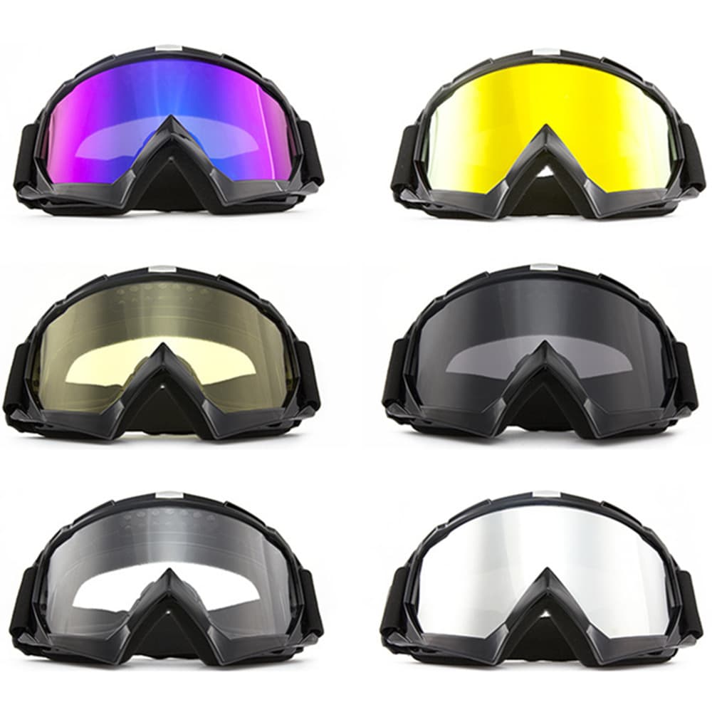 Tactical Goggles For Outdoor Sports - Windproof & Anti-Sand Protective Glasses For Cycling, Skiing, Motorcycle Riding - Interchangeable Lens