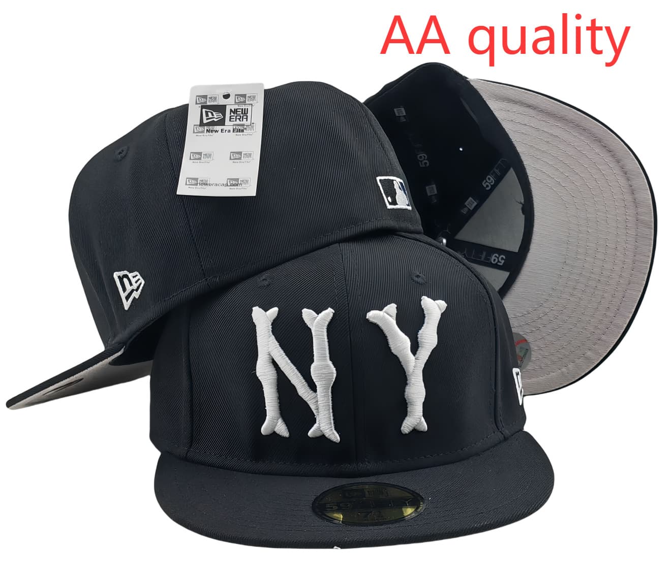 Casquette de baseball tendance 2025, modèle AA, taille unique, visière plate, idéale pour les équipes de commerce extérieur transfrontalier.