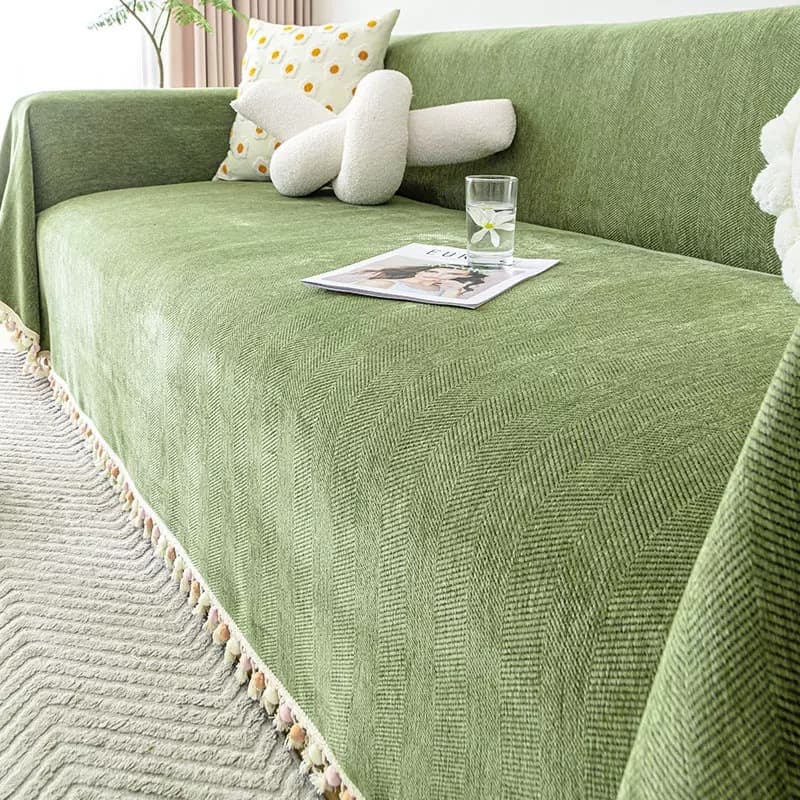 Sofa Cover Spring Green Plant Lucky Decoraration Flower Decoration Irish Party Decoration