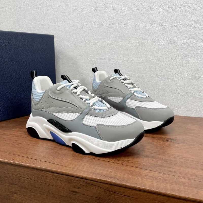Chaussures de course B22 neuves en maille, basses, semelle épaisse, tendance, décontractées, amortissantes, résistantes à l'usure, pour l'extér