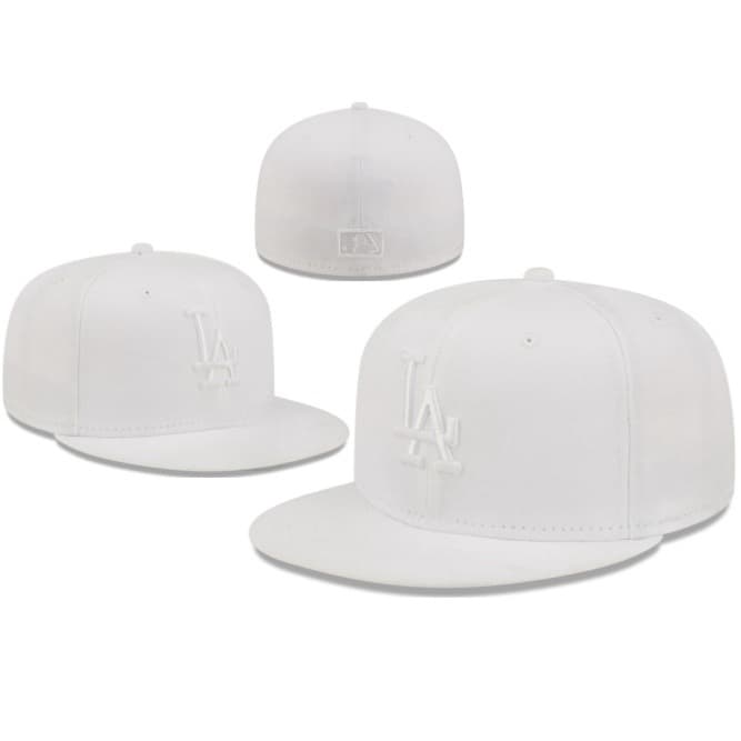 Casquette de baseball brodée, protection solaire intégrale, taille L (5A), de qualité supérieure Los Angeles Dodgers, pour l'exportation.