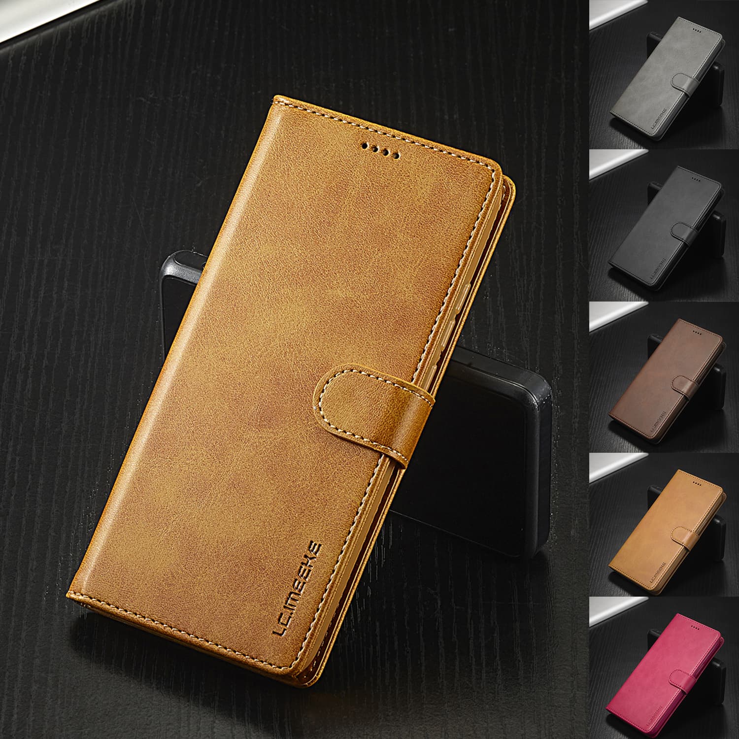 Leather Case For Xiaomi Redmi Note 14 13 12 13C 14C 14R A3 A4 Plus POCO C61 C75 C65 X6 X5 M6 Pro 4G 5G Flip Wallet Card Holder