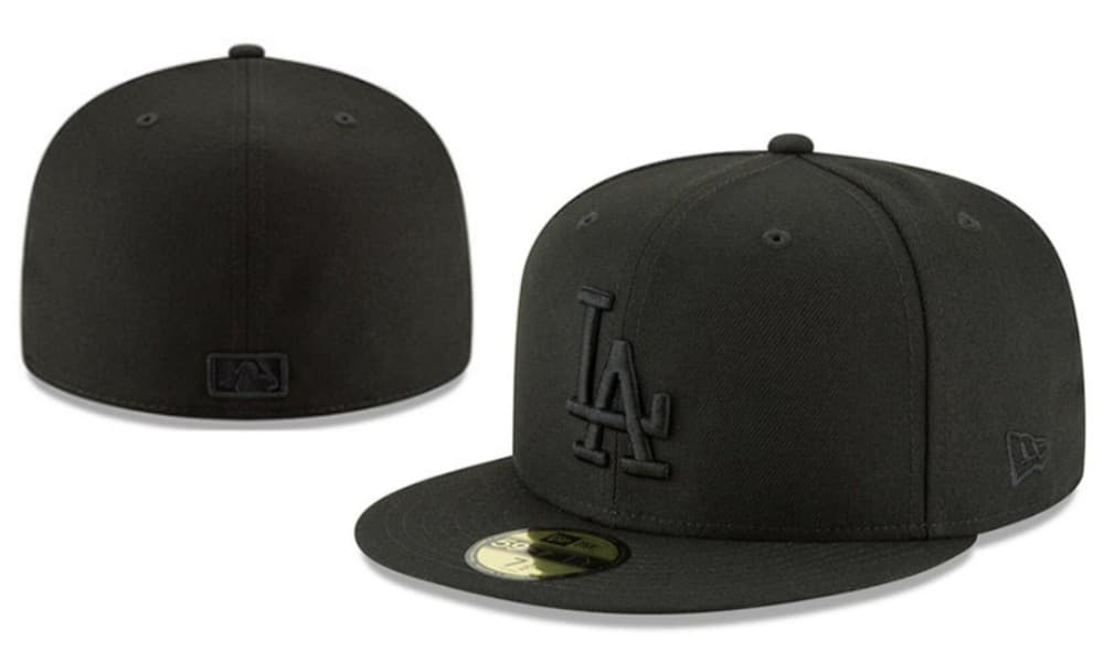 Casquette de baseball brodée, protection solaire intégrale, taille L (5A), de qualité supérieure Los Angeles Dodgers, pour l'exportation.