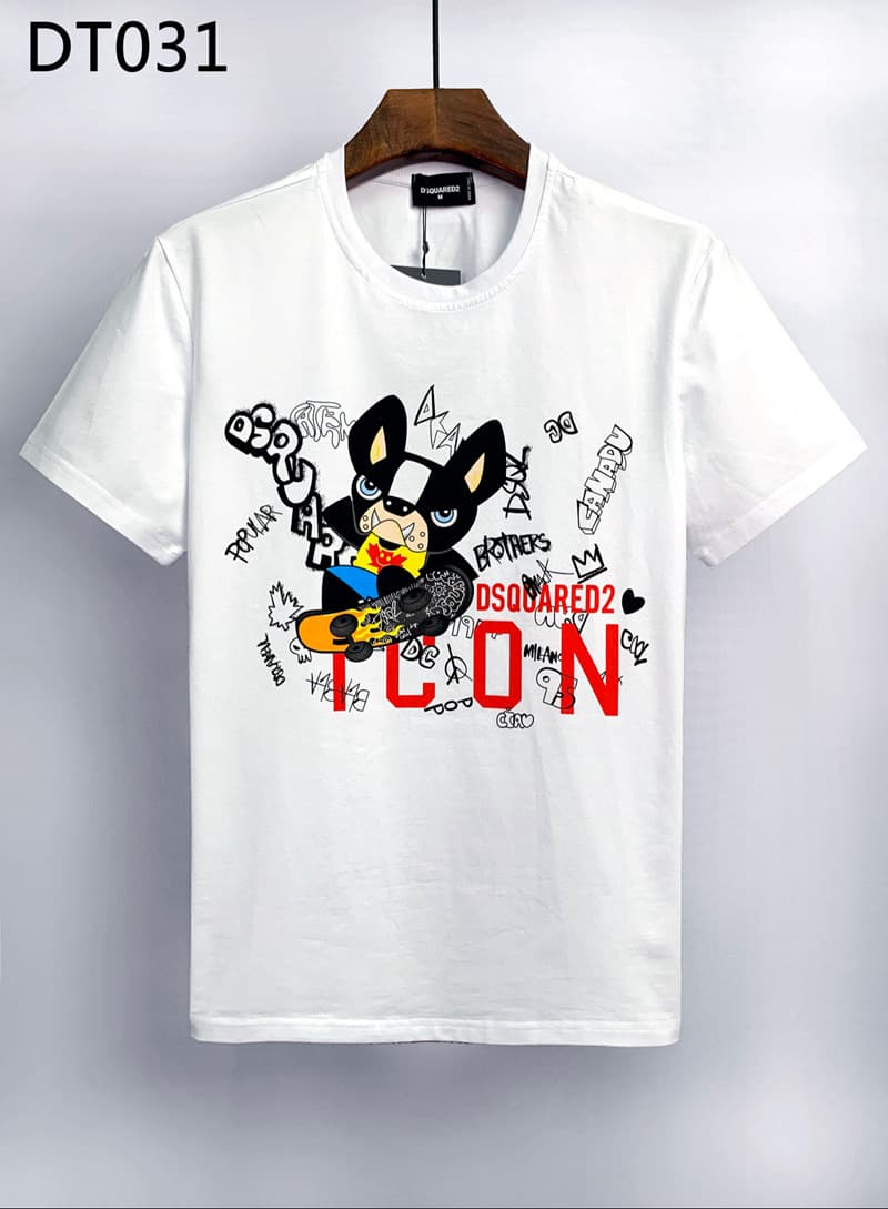 T-shirt à manches courtes pour homme, col ras du cou, décontracté, tendance, imprimé