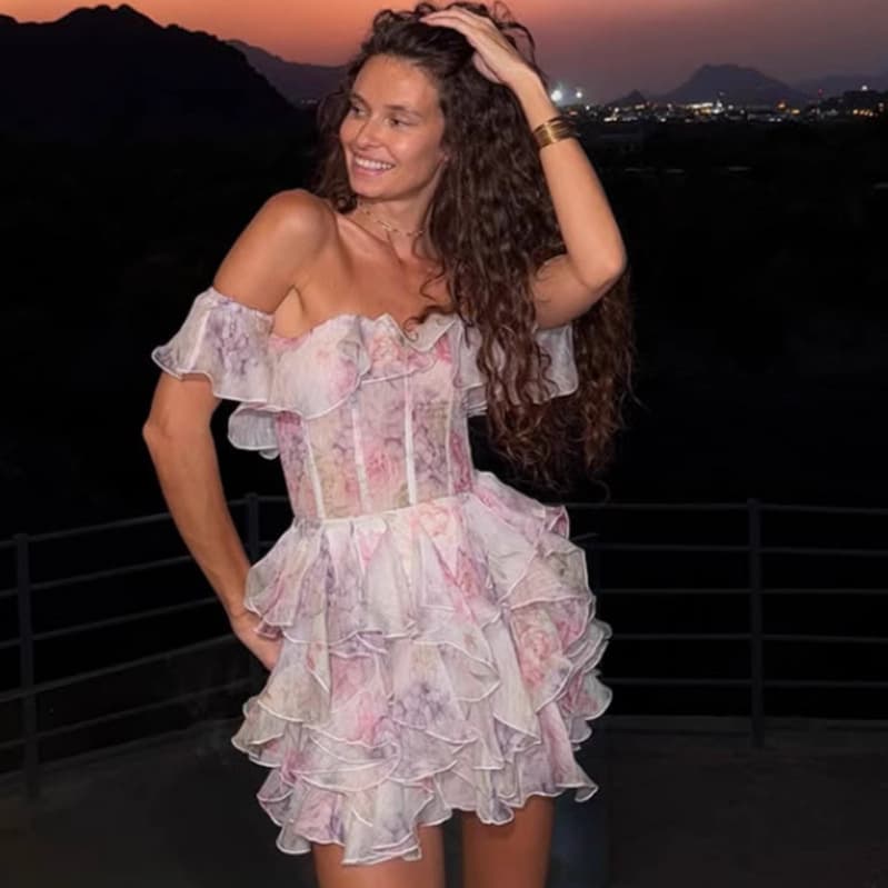 Women's Clothing Temperament Fashion Tube Top One Shoulder Sleeveless Dress
