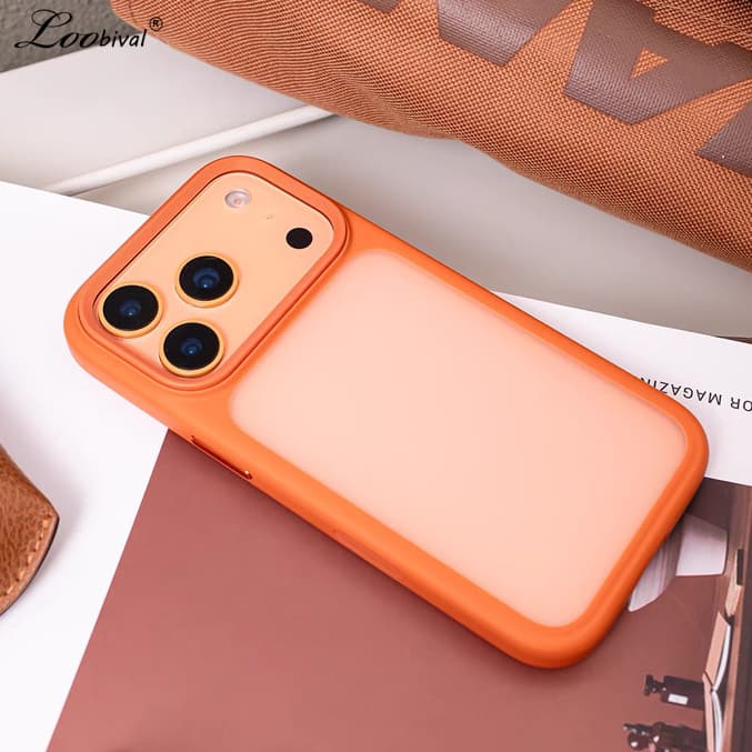 Luxury Matte Armor Hard Case For Iphone 17 Pro Max Air 17Pro With Camera Control Button Translucent Frosted Shockproof