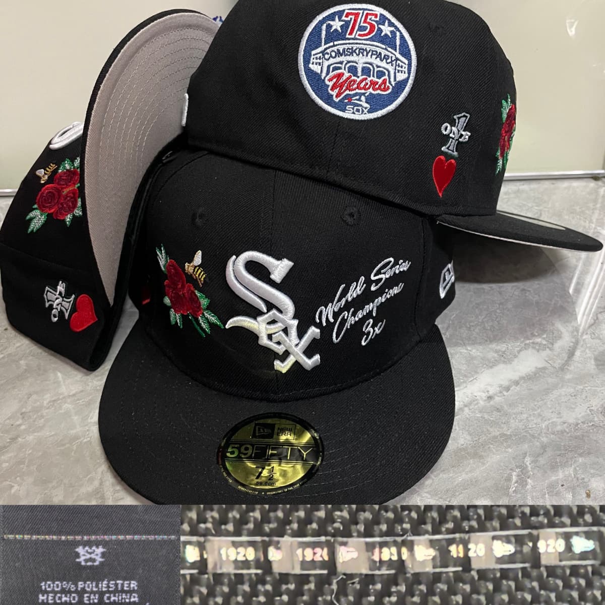 Casquette de baseball tendance 2025, modèle AA, taille unique, visière plate, idéale pour les équipes de commerce extérieur transfrontalier.