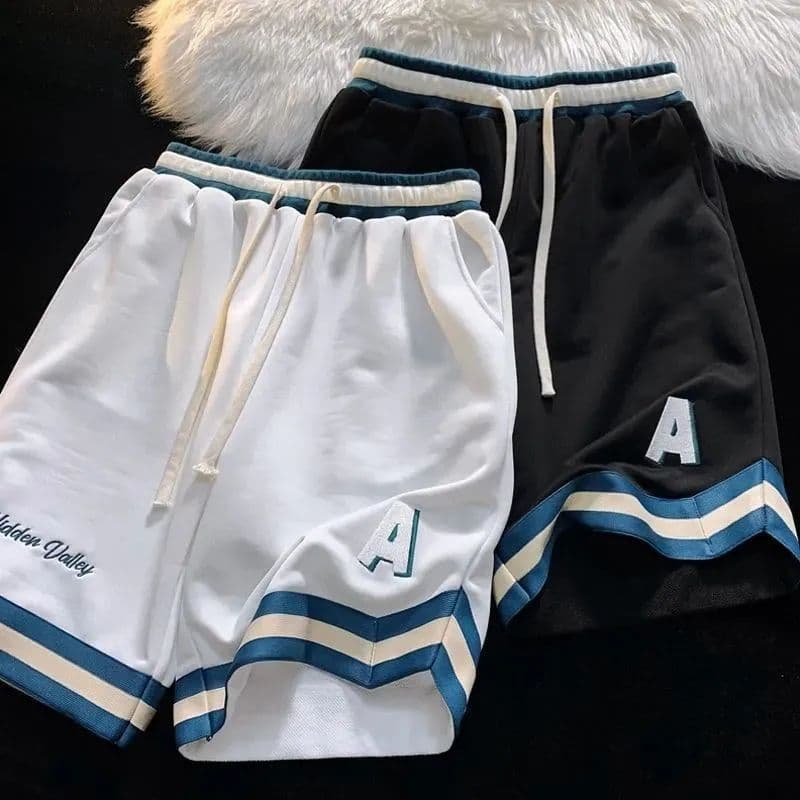 Men's Clothing street basketball sports shorts boys summer loose student girls shorts Hong Kong style casual workwear shorts