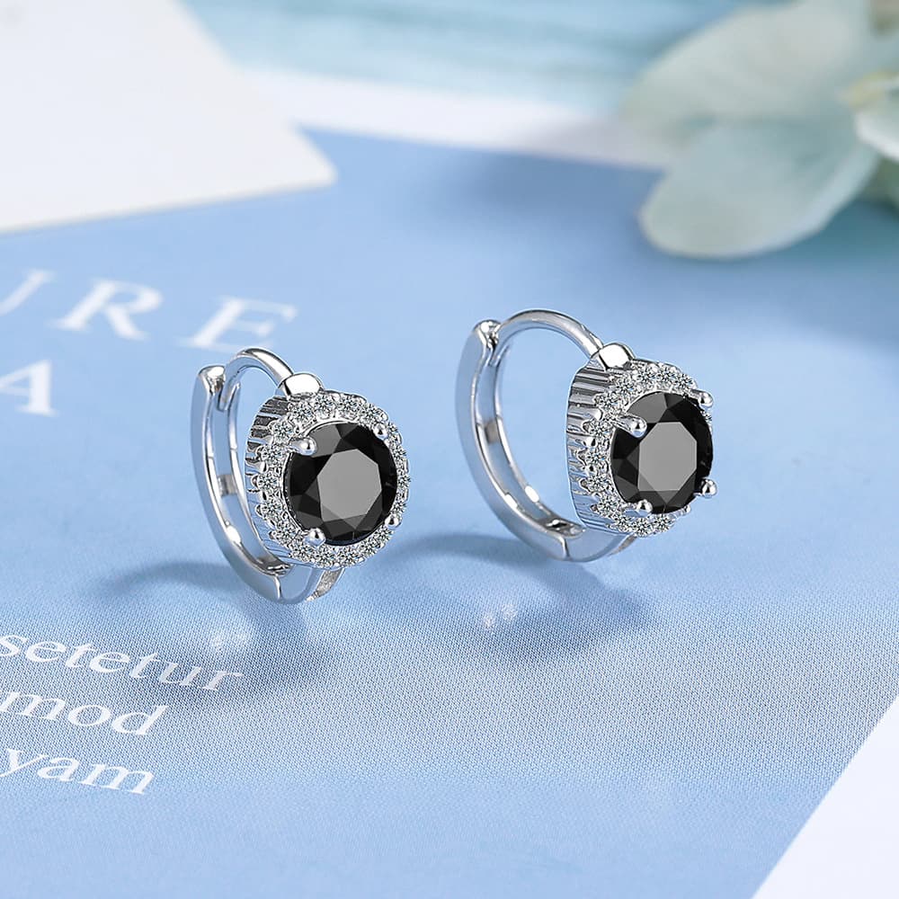 Micro Pave Zircon Full Diamond Ear Cuff Hoop Personality INS Style Versatile Earrings Fashion Jewelry