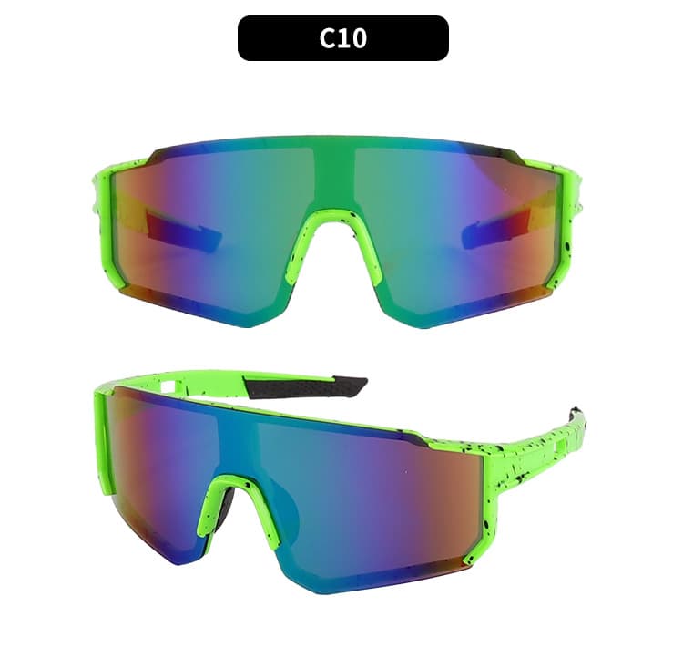 Lunettes de soleil colorées tendance pour l'alpinisme, le cyclisme, le ski et la conduite, anti-ultraviolets