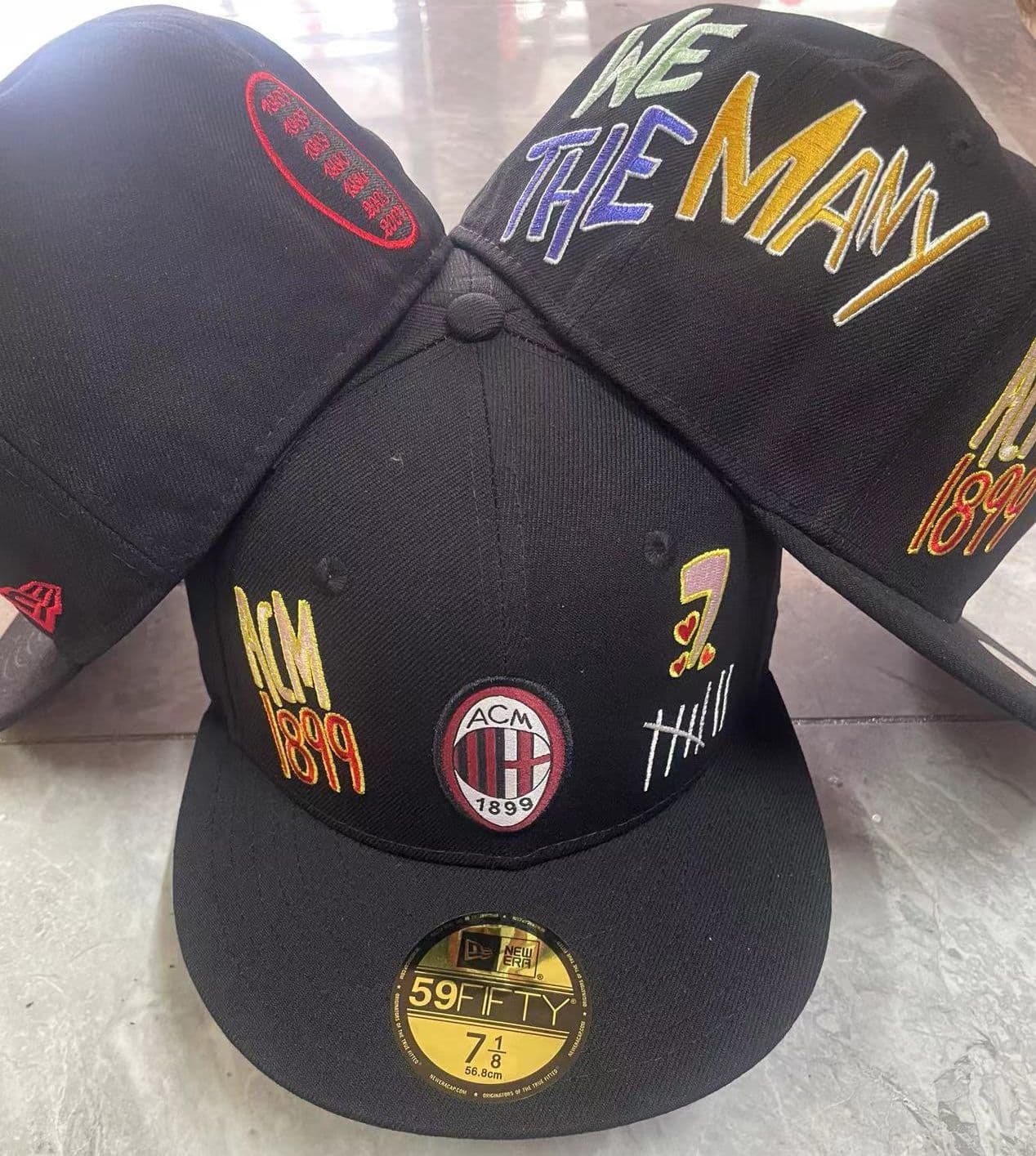 Casquette de baseball tendance 2025, modèle AA, taille unique, visière plate, idéale pour les équipes de commerce extérieur transfrontalier.