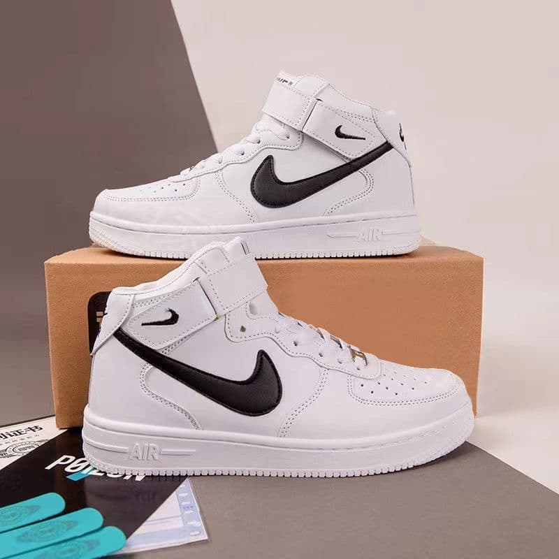Chaussures montantes polyvalentes pour hommes n° 1, basses et pour étudiantes, chaussures de sport et décontractées, toutes blanches