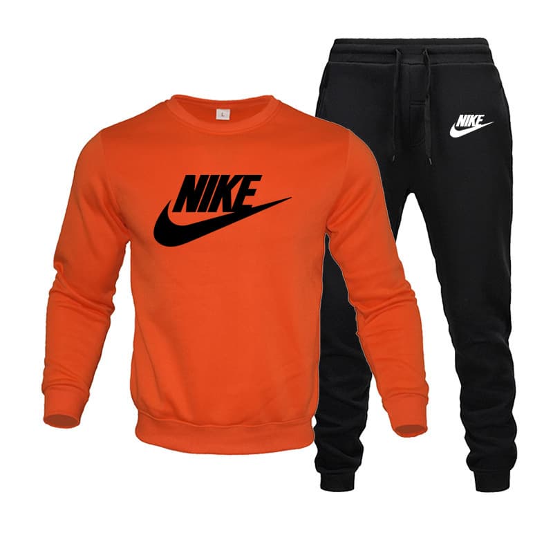 Ensemble pull à col rond et pantalon pour homme, haut à manches longues et pantalon, deux pièces, tendance et confortable, nouvelle collection aut