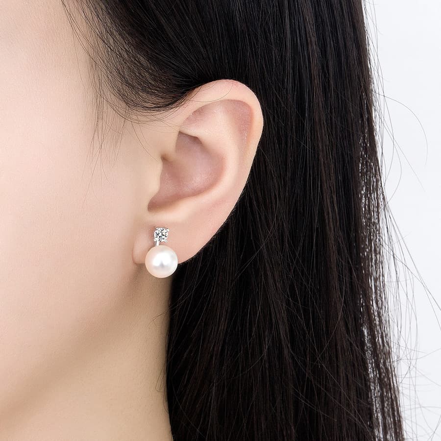 British princess, fashionable and sweet, Korean version Stud Earrings