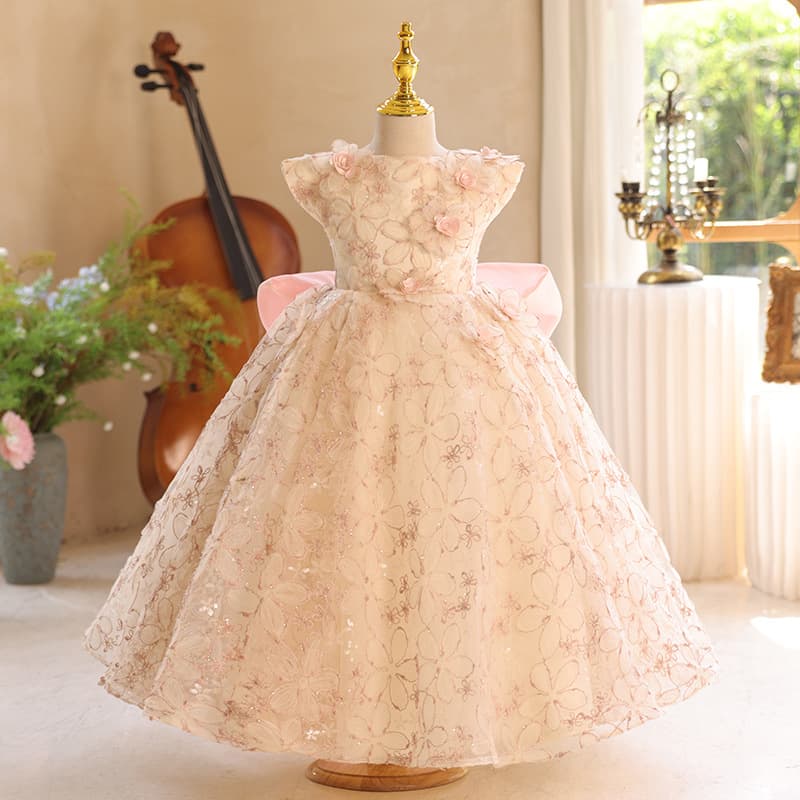 ​​Luxury Princess Dress For Girls – Elegant Party & Performance Gown​​