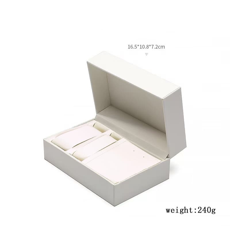 Luxury Watch Box Set – 5-Piece Flip Leather Watch & Jewelry Storage Case, Premium Gift Packaging