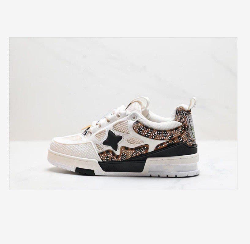 Chaussures homme décontractées et polyvalentes pour femmes, style sport, style sport, marque tendance de niche, finitions en cuir véritable, 2025