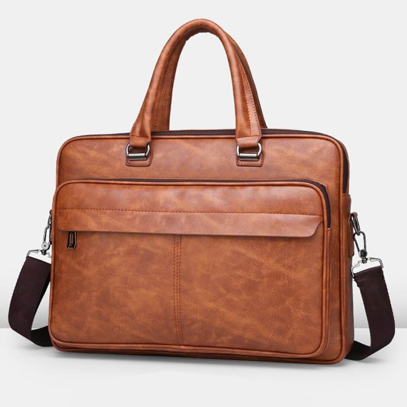 Men's Bags Men's Handbag New Style Simple Business Briefcase Large Capacity Men's Bag Shoulder Messenger Bag