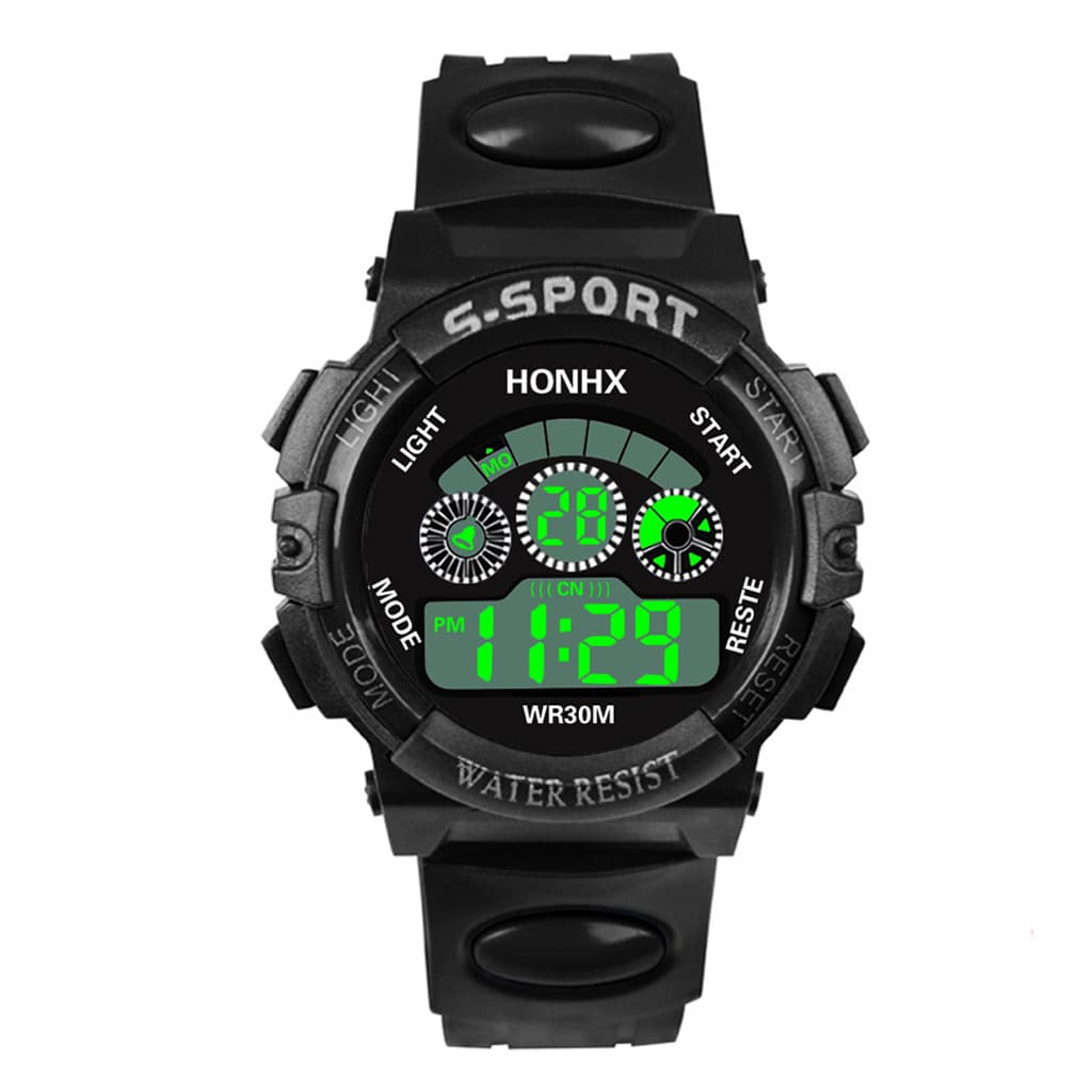 Children's watch Male and female students children's electronic watch LED luminous multifunctional watch ins Unicorn electronic watch