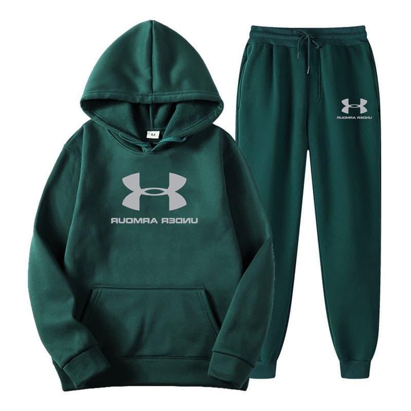 Nouvel ensemble sweat à capuche et jogging 2026, doublé polaire douce, chaud et confortable, style urbain décontracté