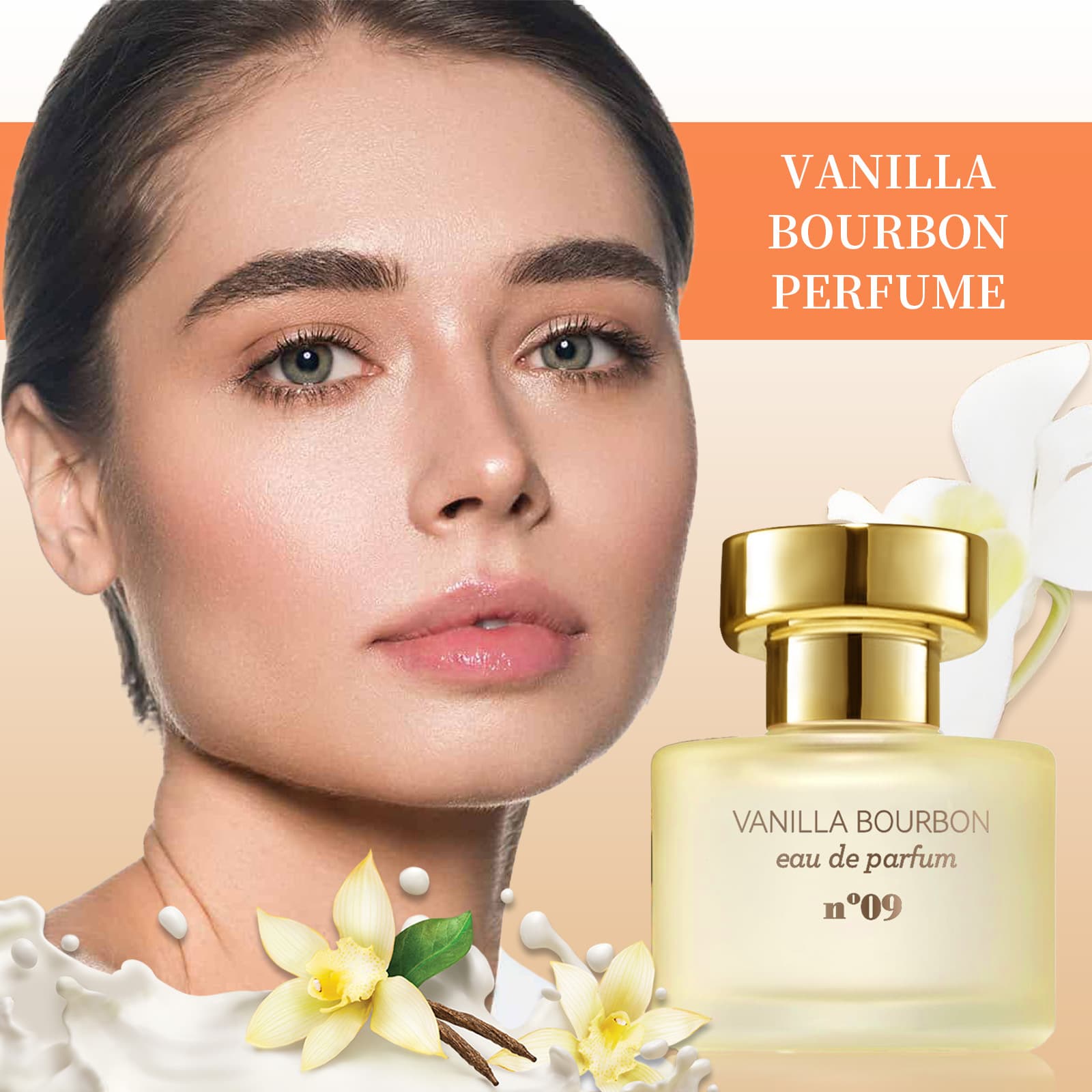 Unlabeled New Vanilla Bourbon Long-lasting Perfume Unisex Charming Light Fresh Fragrance