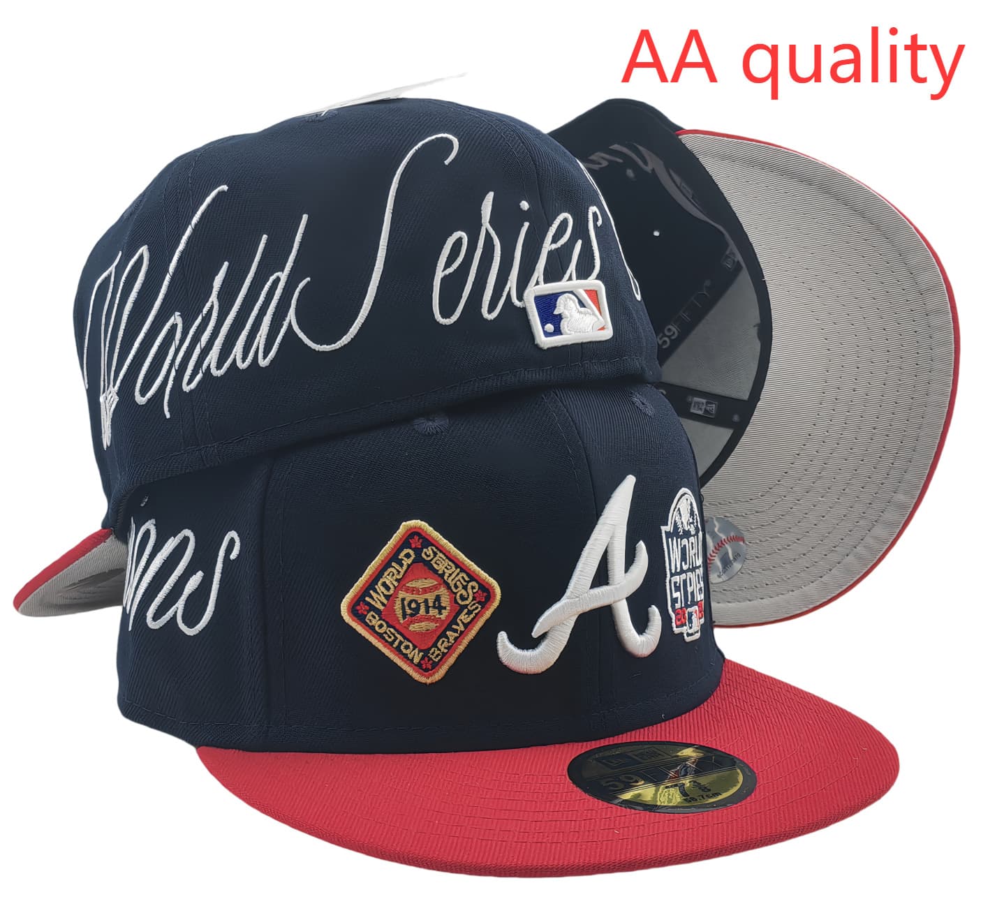 Casquette de baseball tendance 2025, modèle AA, taille unique, visière plate, idéale pour les équipes de commerce extérieur transfrontalier.