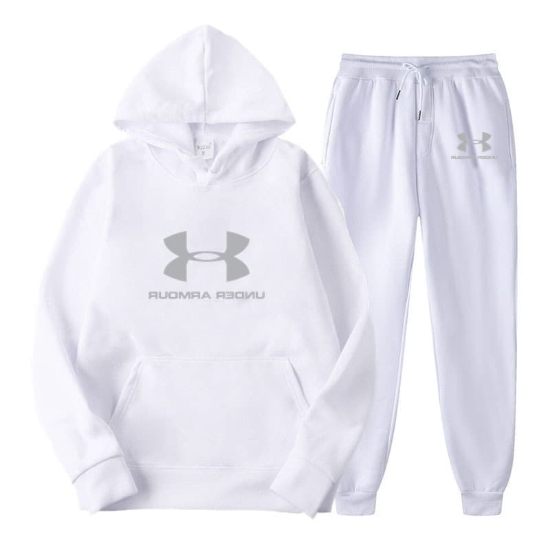Nouvel ensemble sweat à capuche et jogging 2026, doublé polaire douce, chaud et confortable, style urbain décontracté
