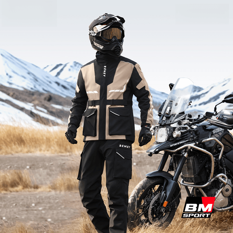 Beimei Motorcycle Raincoat Split Full Body Rainproof Men's Suit Riding Gloves