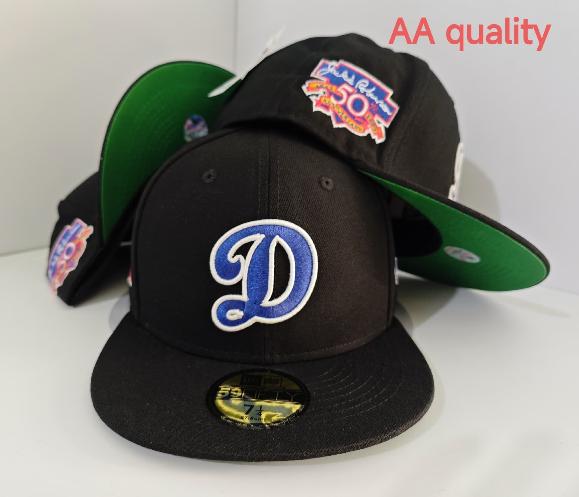 Casquette de baseball tendance 2025, modèle AA, taille unique, visière plate, idéale pour les équipes de commerce extérieur transfrontalier.