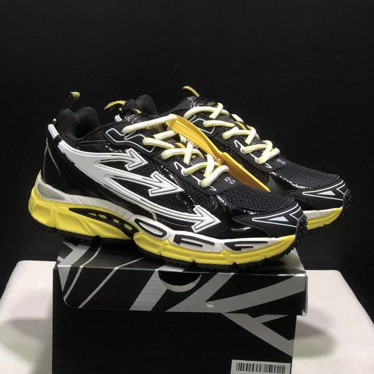 Baskets en cuir neuf, collection Arrow Casual Shoes, chaussures de créateurs pour couples, baskets homme et femme, chaussures de running respirantes