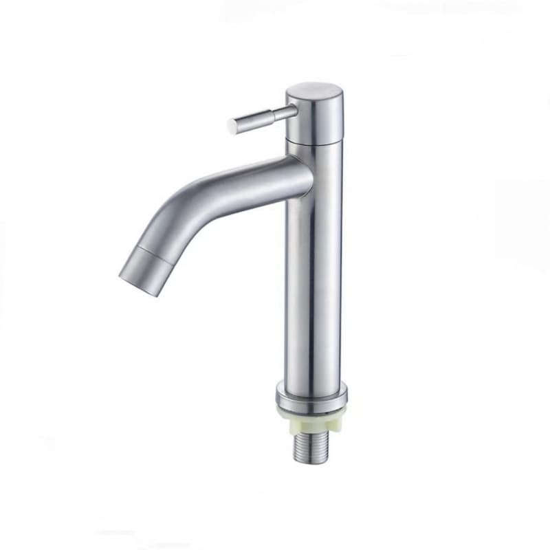 304 Cold Black Stainless Steel Basin Single Washbasin Countertop Faucet