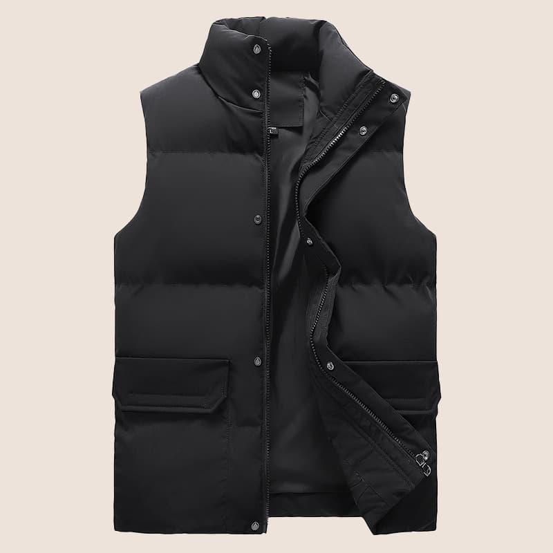 Unisex Quilted Puffer Vest – Lightweight Warm Sleeveless Jacket For Men & Women (Black/Grey/Mint Green, Sizes M-5xl) | Trendy Layering Essential