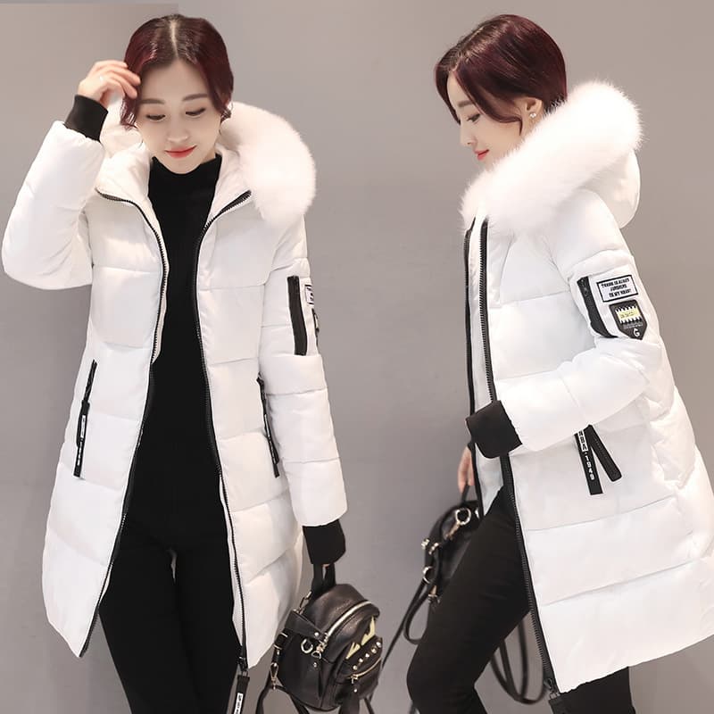 Women's Solid Color Casual Winter Coat