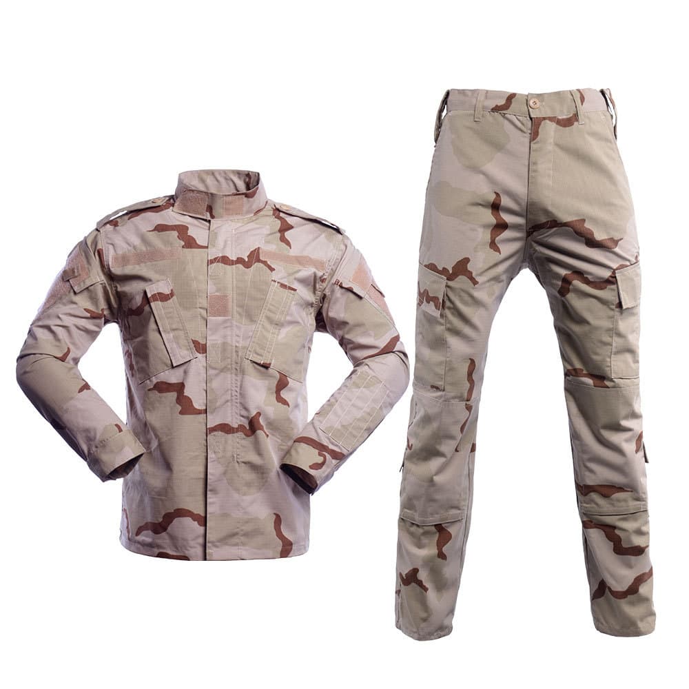 Men's Clothing Long Sleeved Camouflage Suit Military Fans Outdoor Breathable Scratch Resistant Tactical Training Uniform