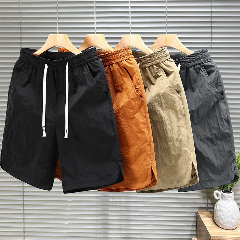 Men's Clothing New fashion fifth pants men's summer beach pants men's sports shorts men's fifth straight pants fashion