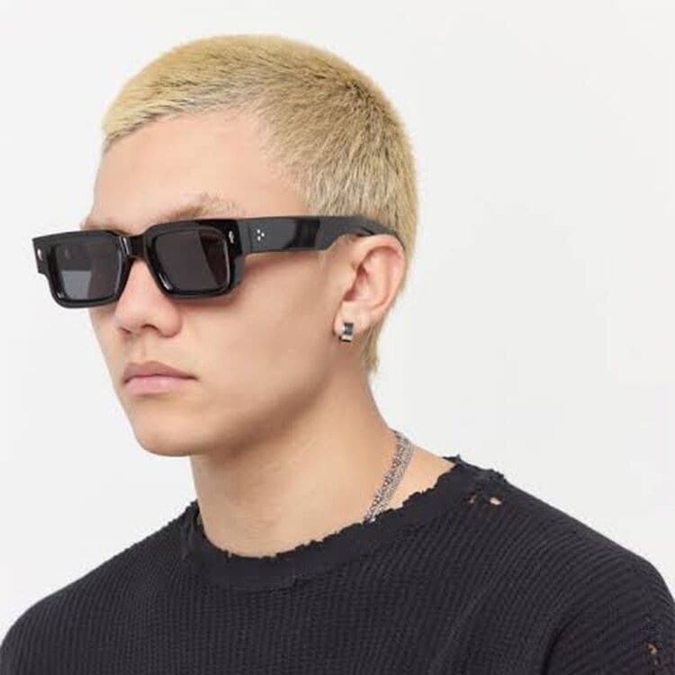 square Fashion All Match Trendy Street Outdoor Sun Protection Sunglasses Simple Light Luxury High End Sunglasses