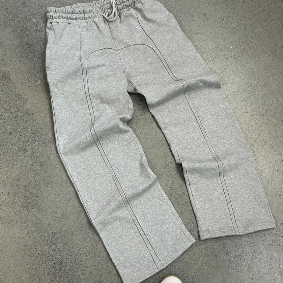 Men's Clothing Elastic Drawstring Trouser Legs Zipper Pants Casual Sweatpants High Street Hip Hop Rap Street Wear