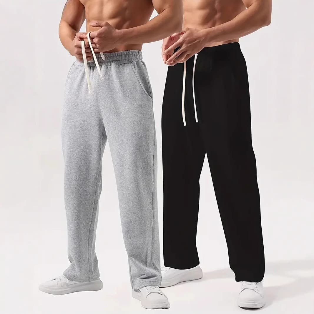 Men's Clothing Sports Pants Autumn And Winter Straight Loose Pants Sweatpants Casual Boys Mopping Trousers