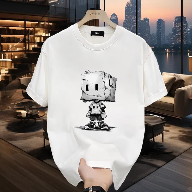 Summer blockbuster pure cotton American style cheap handsome youth short sleeve T-shirt men's and women's fashion brand street loose top all-match ins