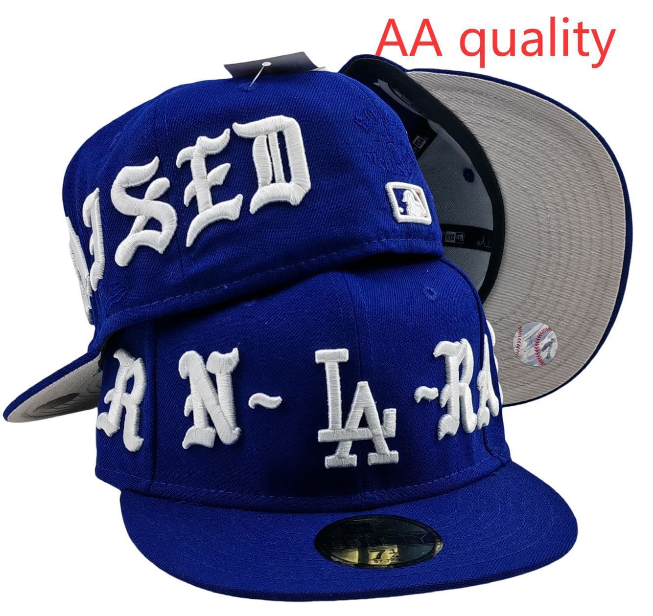 Casquette de baseball tendance 2025, modèle AA, taille unique, visière plate, idéale pour les équipes de commerce extérieur transfrontalier.