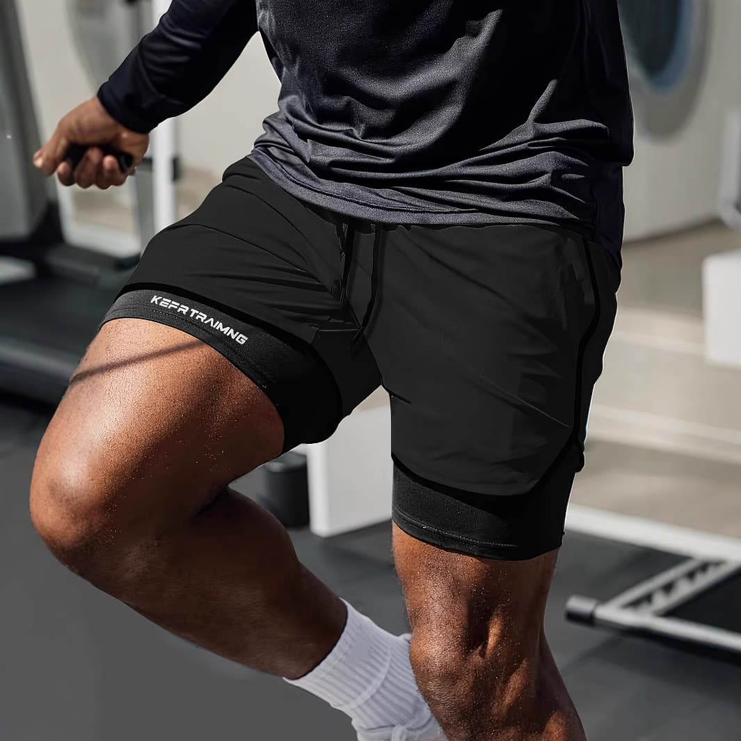 Men's Clothing Shorts Men's Professional Fitness Running Track And Field Basketball Training Three Point Pants