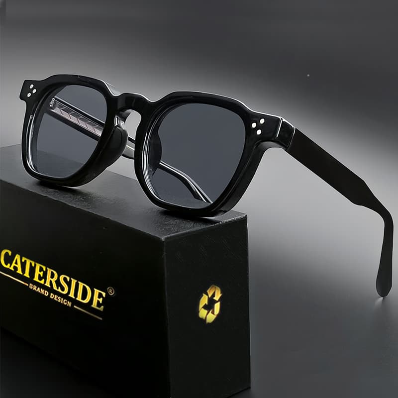 New Arrivals Caterside New Retro Punk Men Sunglasses Square Personalized Design Women's Fashion Party Business Glasses Festival Gift