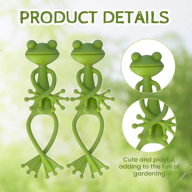 Whimsical Frog Plant Stand – Handcrafted Vine Holder & Mini Garden Decor (Natural Wood Base, Playful Frog Sculpture For Pothos & Trailing Plants)​