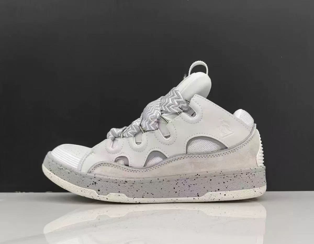 Nouvelles chaussures de sport décontractées CURB pour hommes et femmes, en cuir patchwork à lacets, style cross-frontalier. Nouvelles chaussures d