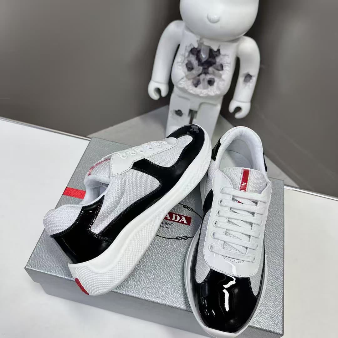 Chaussures de sport décontractées pour homme en cuir véritable noir de marque P, pointure 25, baskets de mode haut de gamme, nouveau modèle, gran