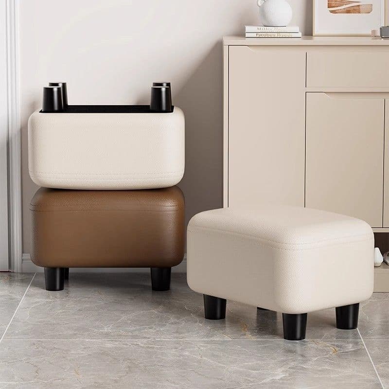 Entryway Stool Home Use, Shoe Changing Bench Entrance, Sofa For Living Room, Low Bench, Sitting Stool, Cushion