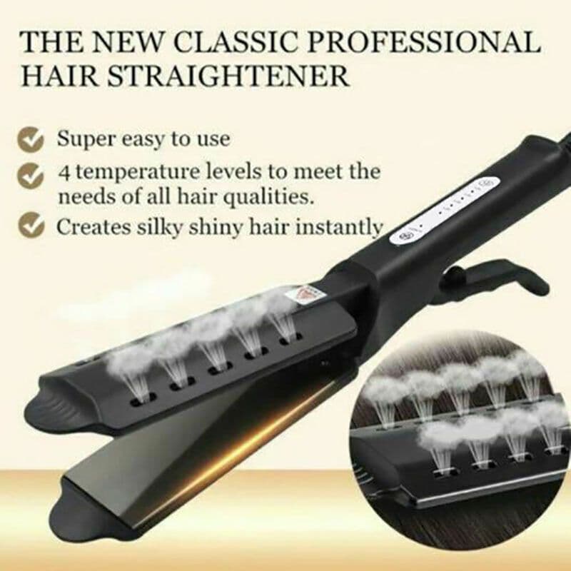 Dual purpose straight hair straightener constant temperature portable air bangs curling hair straightener