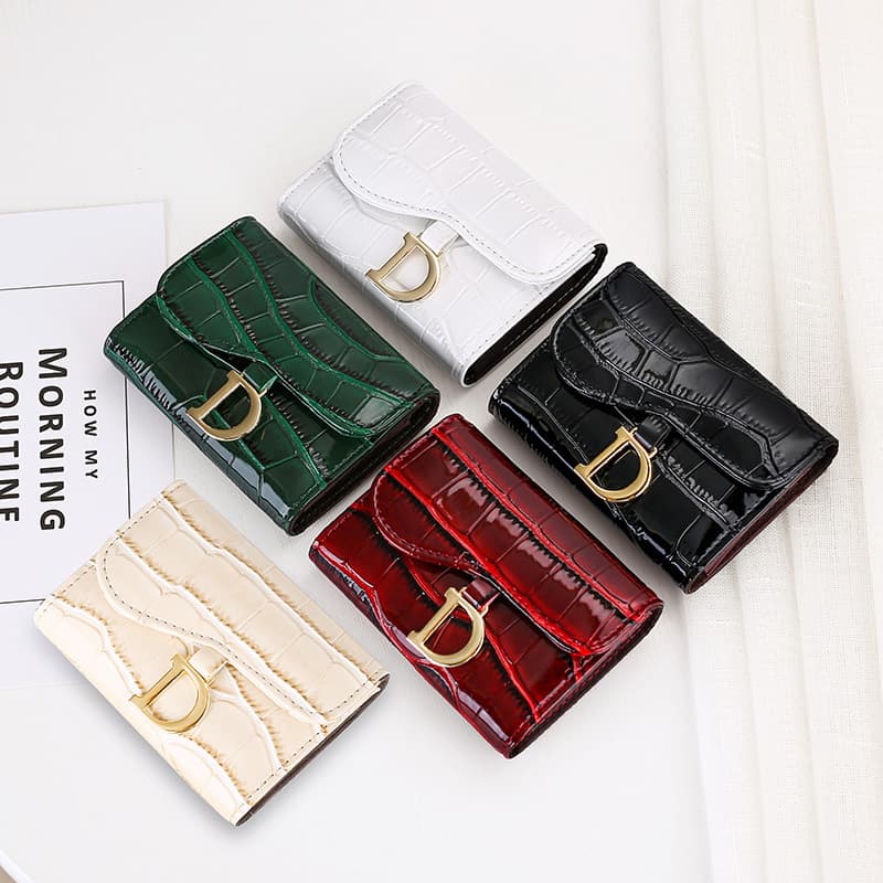 Purse Wallet Clutch Bag Atmospheric fashion crocodile print high-grade women's multi-card anti-theft swipe bag multi-function purse
